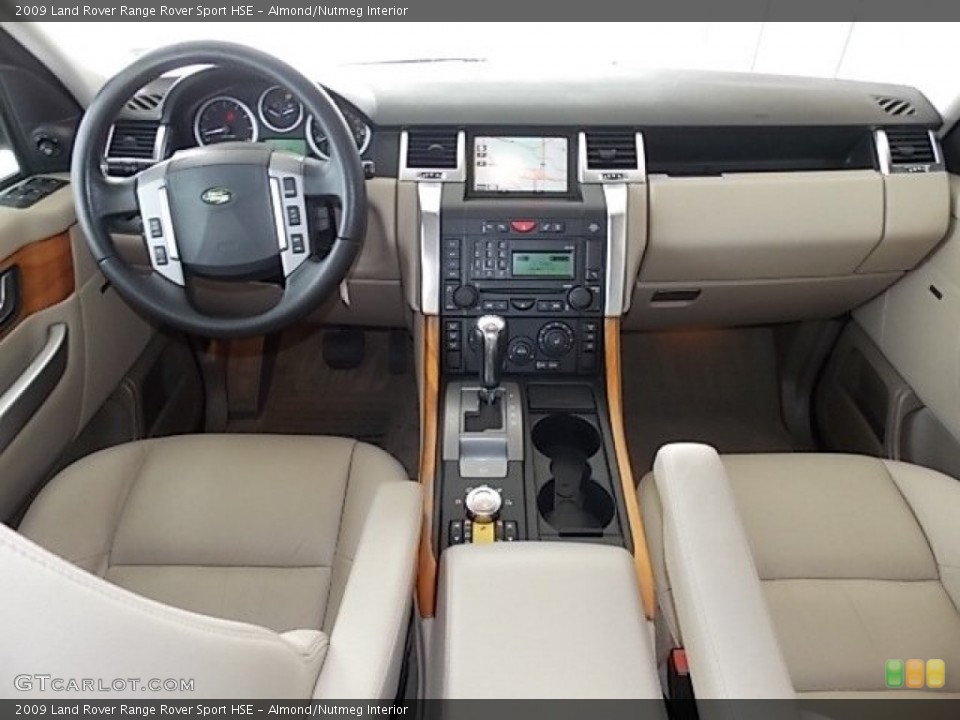Almond/Nutmeg Interior Dashboard for the 2009 Land Rover Range Rover Sport HSE #89443737