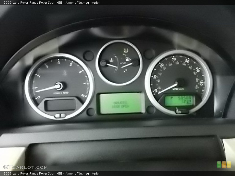 Almond/Nutmeg Interior Gauges for the 2009 Land Rover Range Rover Sport HSE #89444634