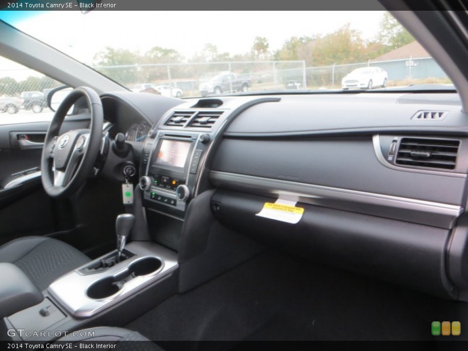 Black Interior Dashboard for the 2014 Toyota Camry SE #89450757