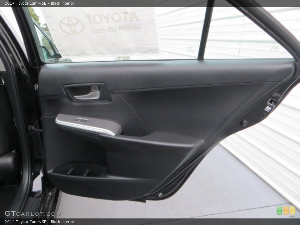 Black Interior Door Panel for the 2014 Toyota Camry SE #89450796