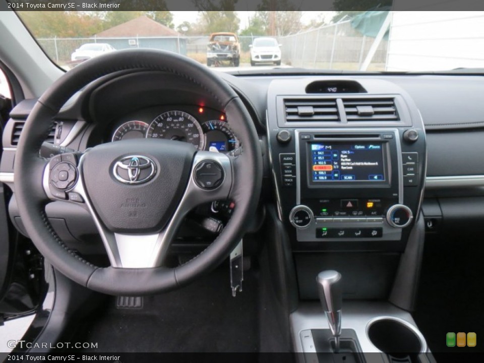 Black Interior Dashboard for the 2014 Toyota Camry SE #89450973