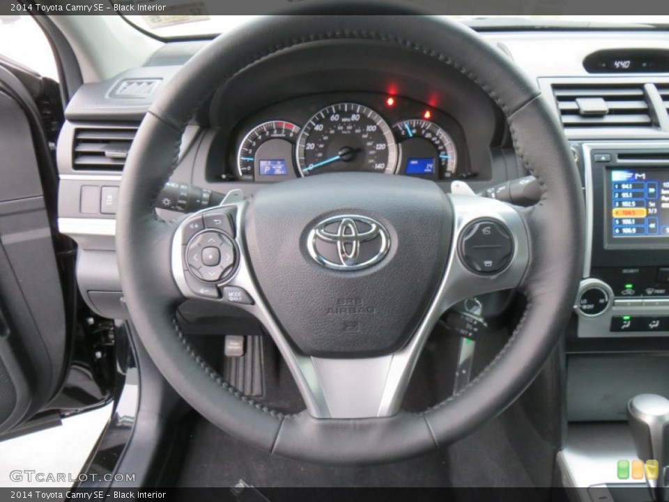 Black Interior Steering Wheel for the 2014 Toyota Camry SE #89451009