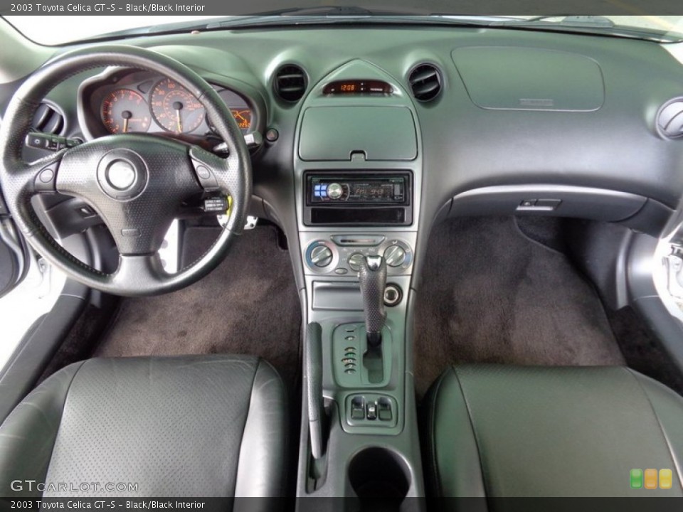 Black/Black Interior Dashboard for the 2003 Toyota Celica GT-S #89453391