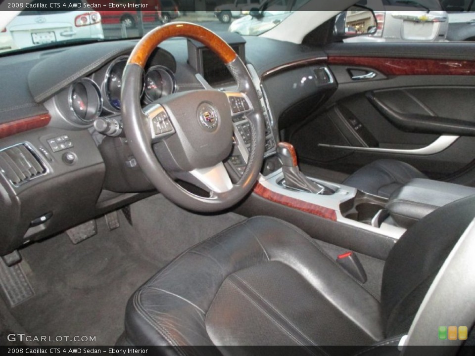 Ebony 2008 Cadillac CTS Interiors