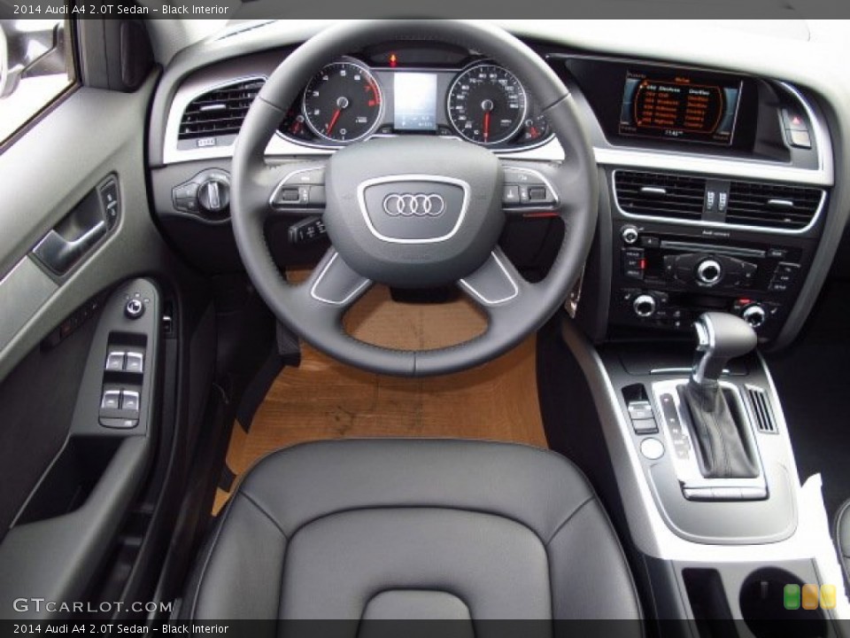 Black Interior Dashboard for the 2014 Audi A4 2.0T Sedan #89457279
