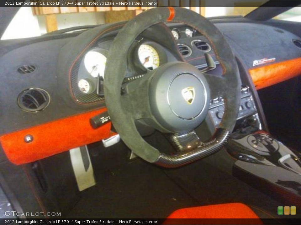Nero Perseus Interior Dashboard for the 2012 Lamborghini Gallardo LP 570-4 Super Trofeo Stradale #89459444