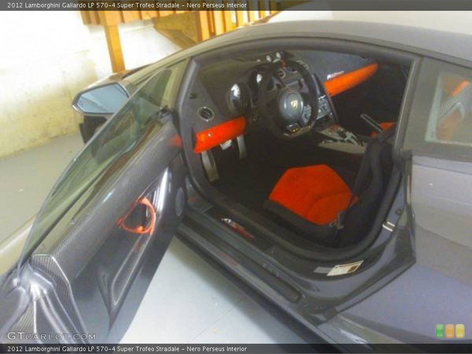 Nero Perseus Interior Photo for the 2012 Lamborghini Gallardo LP 570-4 Super Trofeo Stradale #89459458