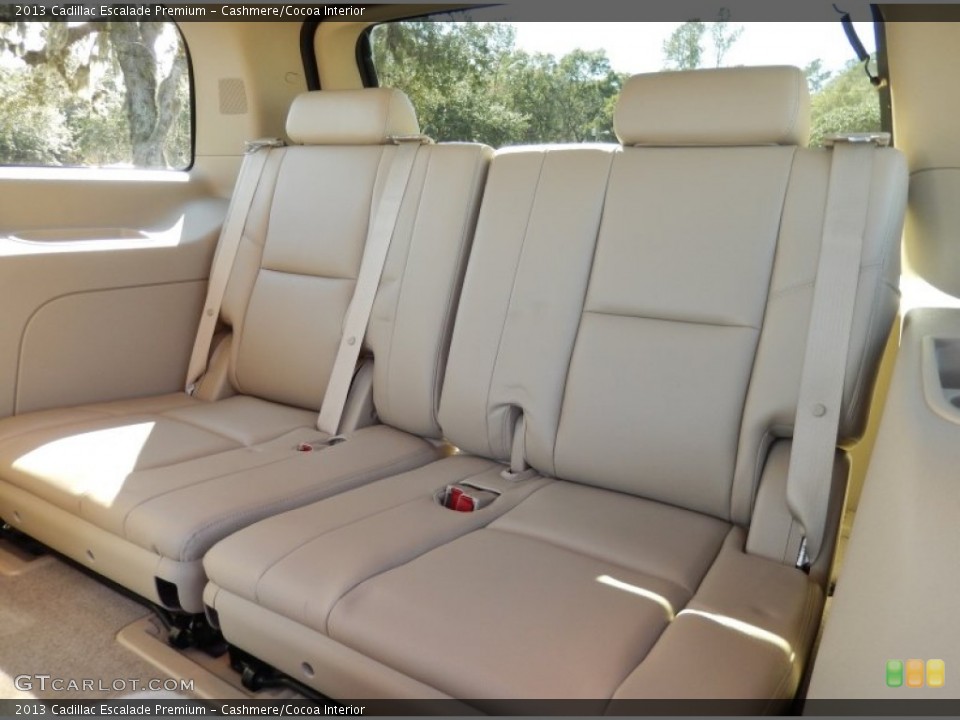 Cashmere/Cocoa Interior Rear Seat for the 2013 Cadillac Escalade Premium #89460995