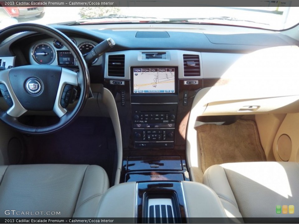 Cashmere/Cocoa Interior Dashboard for the 2013 Cadillac Escalade Premium #89461109