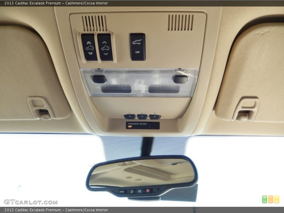 Cashmere/Cocoa Interior Controls for the 2013 Cadillac Escalade Premium #89461222
