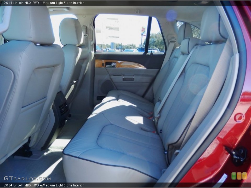 Medium Light Stone Interior Rear Seat for the 2014 Lincoln MKX FWD #89462999