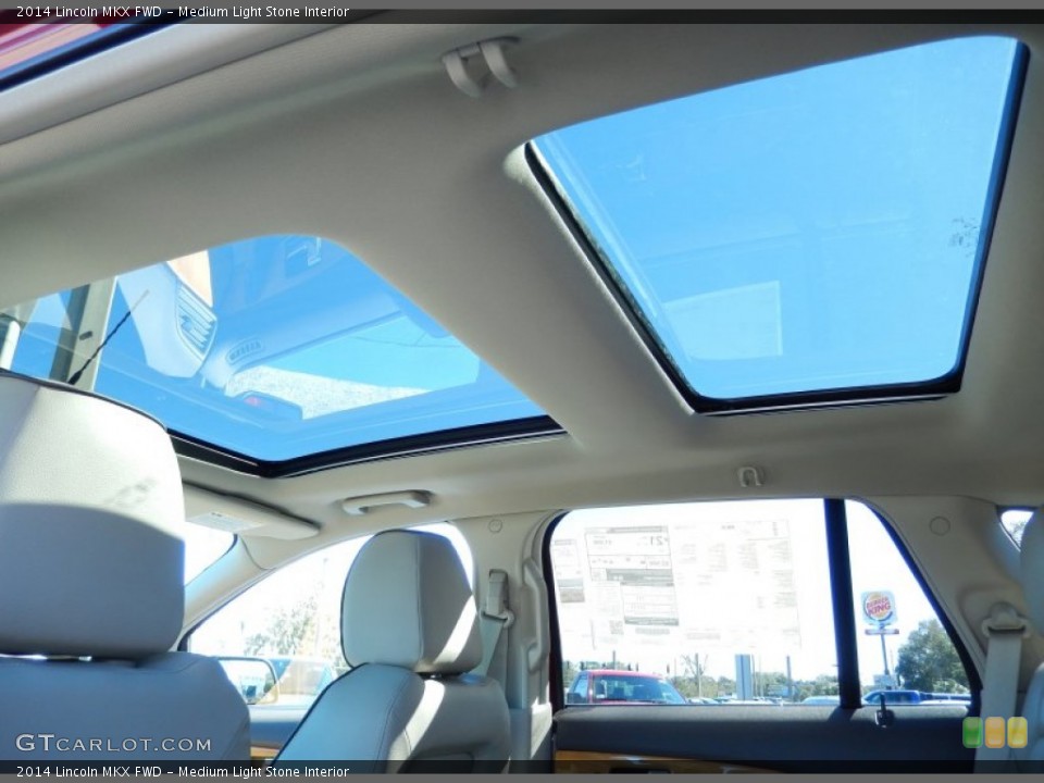 Medium Light Stone Interior Sunroof for the 2014 Lincoln MKX FWD #89463020