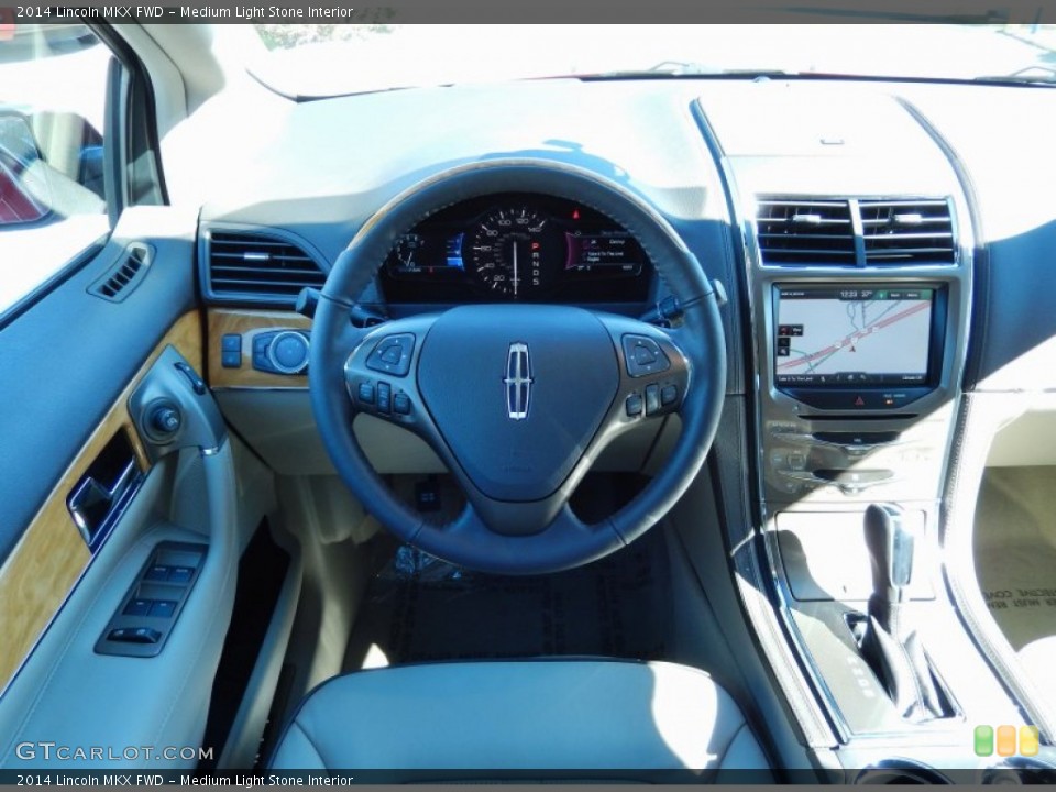Medium Light Stone Interior Dashboard for the 2014 Lincoln MKX FWD #89463047