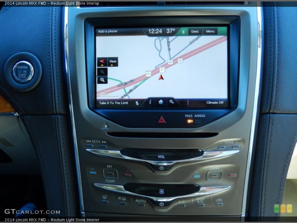 Medium Light Stone Interior Navigation for the 2014 Lincoln MKX FWD #89463095