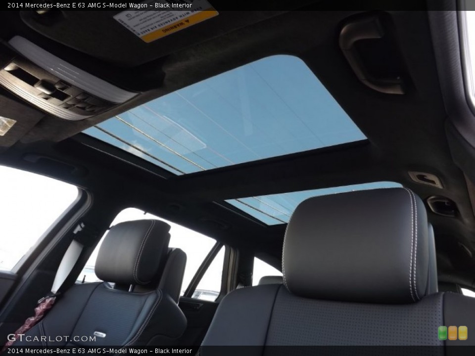 Black Interior Sunroof for the 2014 Mercedes-Benz E 63 AMG S-Model Wagon #89463593