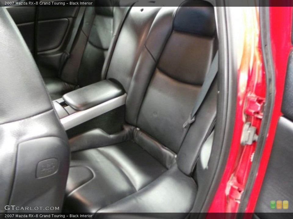 Black Interior Rear Seat for the 2007 Mazda RX-8 Grand Touring #89469938