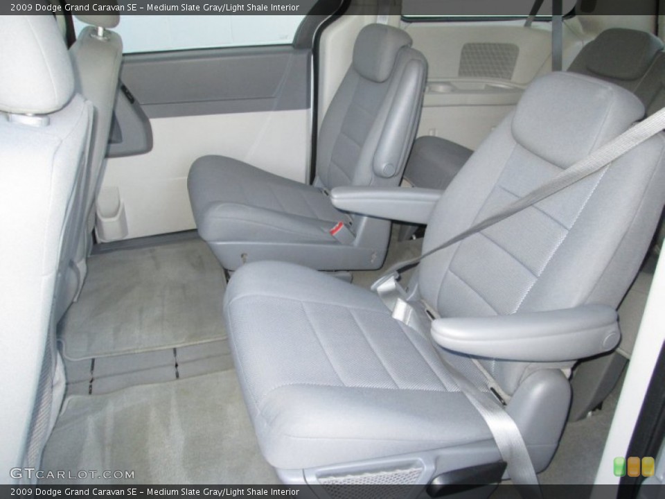 Medium Slate Gray/Light Shale Interior Rear Seat for the 2009 Dodge Grand Caravan SE #89470217