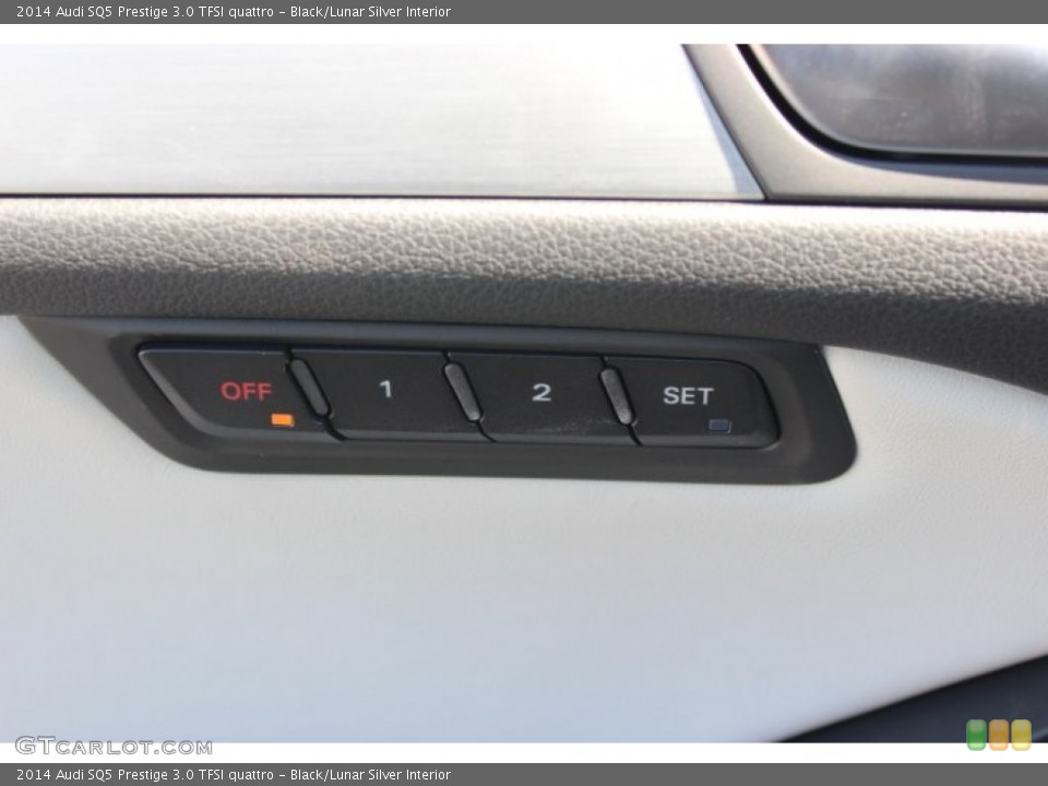 Black/Lunar Silver Interior Controls for the 2014 Audi SQ5 Prestige 3.0 TFSI quattro #89471242