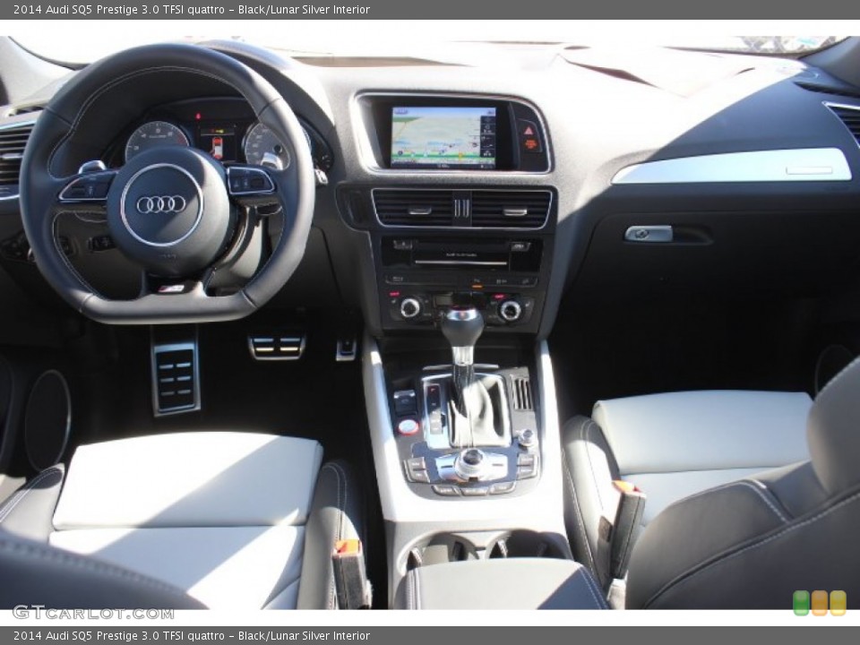 Black/Lunar Silver Interior Photo for the 2014 Audi SQ5 Prestige 3.0 TFSI quattro #89471612