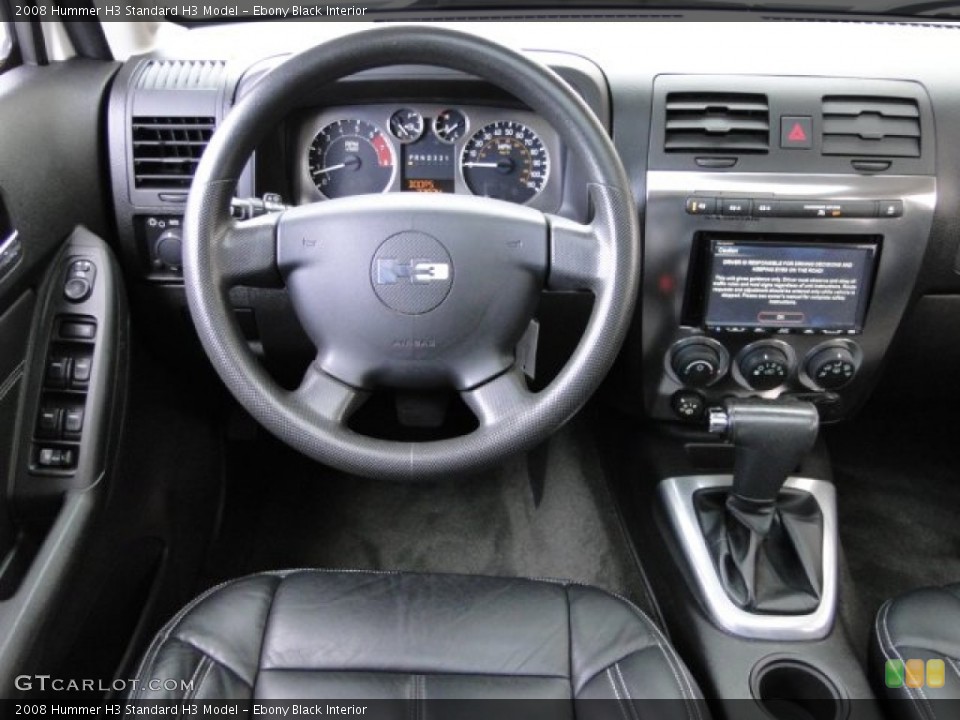 Ebony Black Interior Dashboard for the 2008 Hummer H3  #89475707