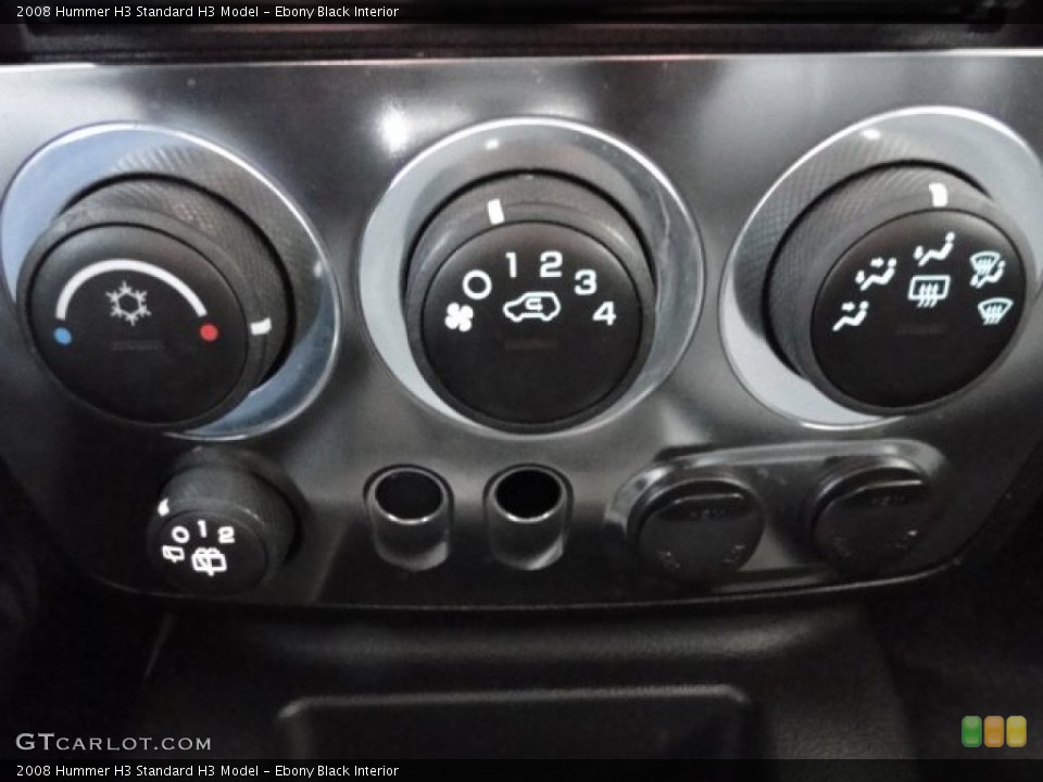 Ebony Black Interior Controls for the 2008 Hummer H3  #89475821