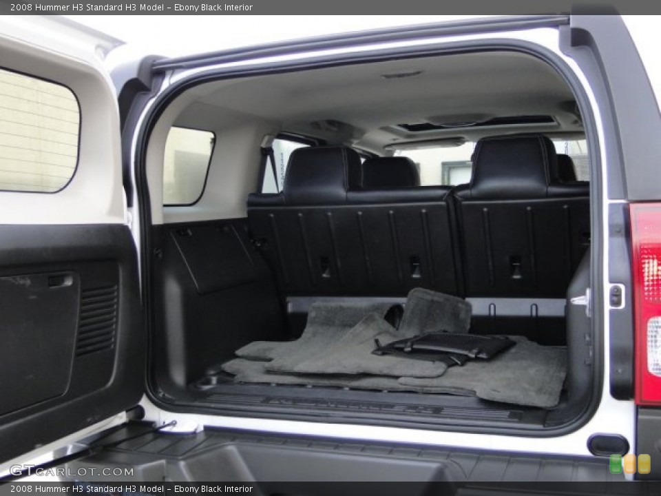 Ebony Black Interior Trunk for the 2008 Hummer H3  #89476217
