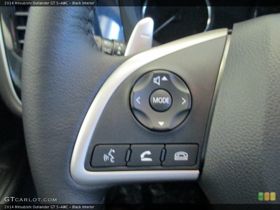 Black Interior Controls for the 2014 Mitsubishi Outlander GT S-AWC #89477201