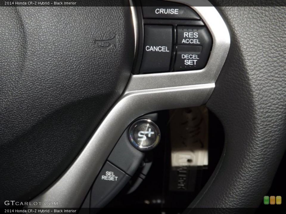 Black Interior Controls for the 2014 Honda CR-Z Hybrid #89478176
