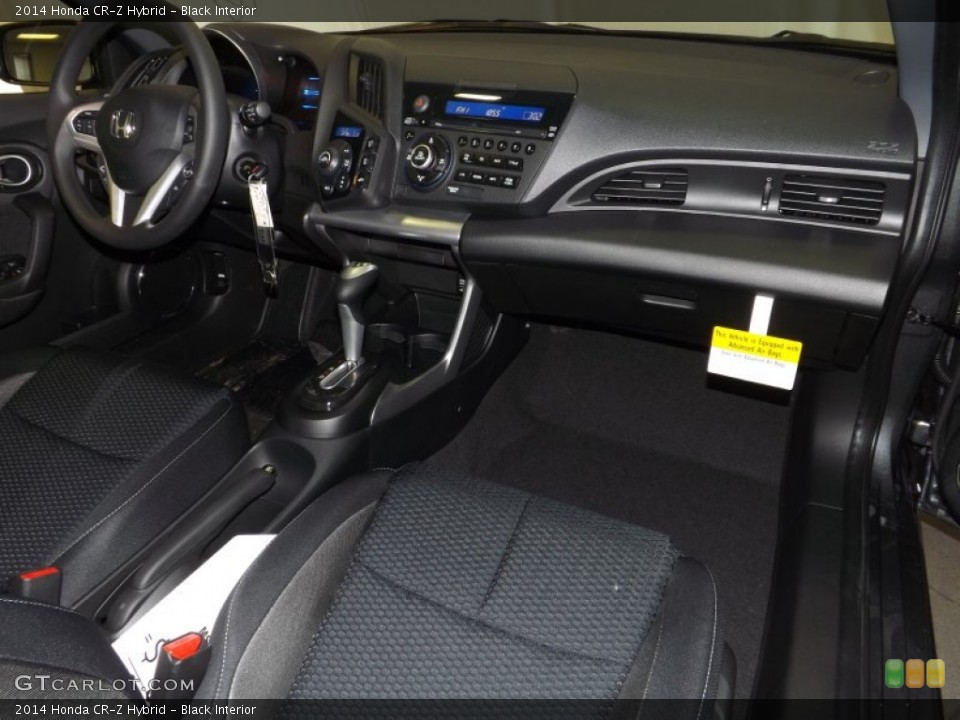 Black Interior Dashboard for the 2014 Honda CR-Z Hybrid #89478281
