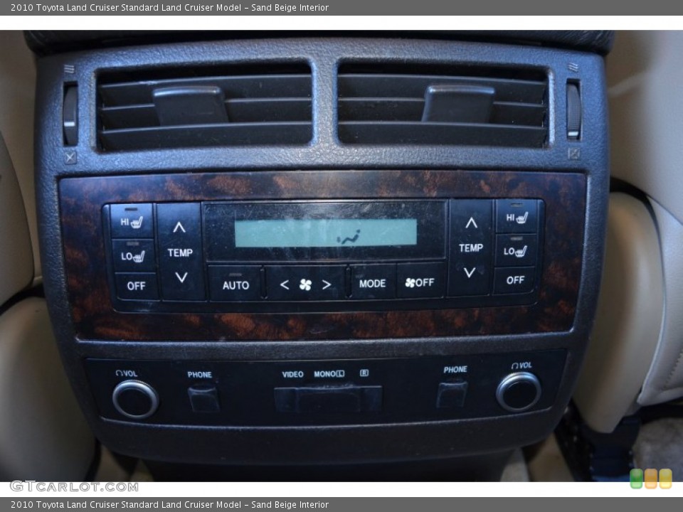 Sand Beige Interior Controls for the 2010 Toyota Land Cruiser  #89479430