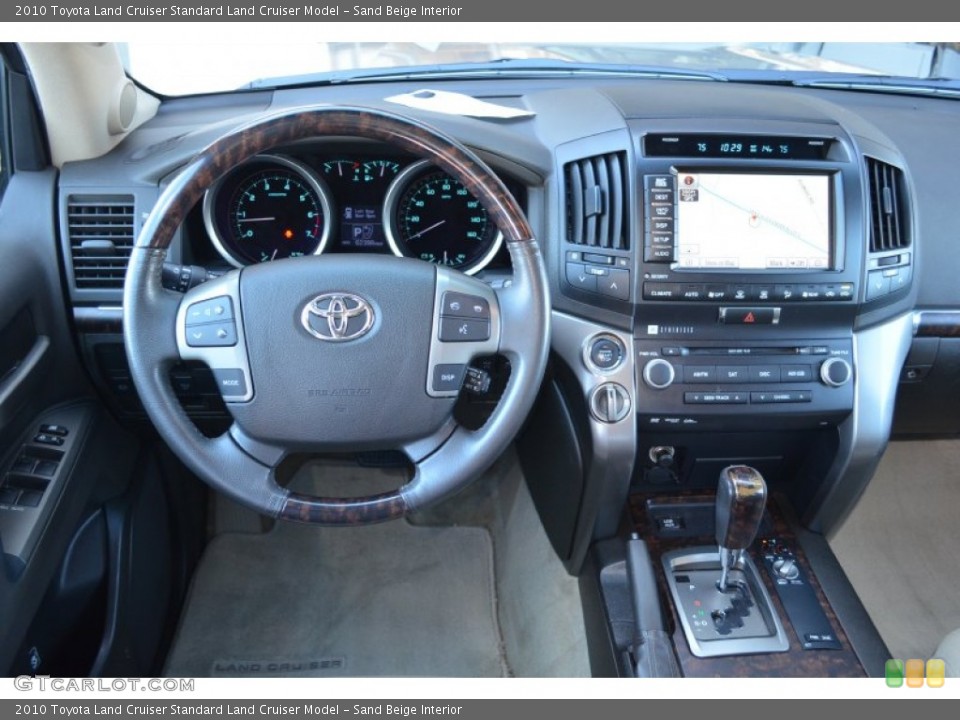 Sand Beige Interior Dashboard for the 2010 Toyota Land Cruiser  #89479451