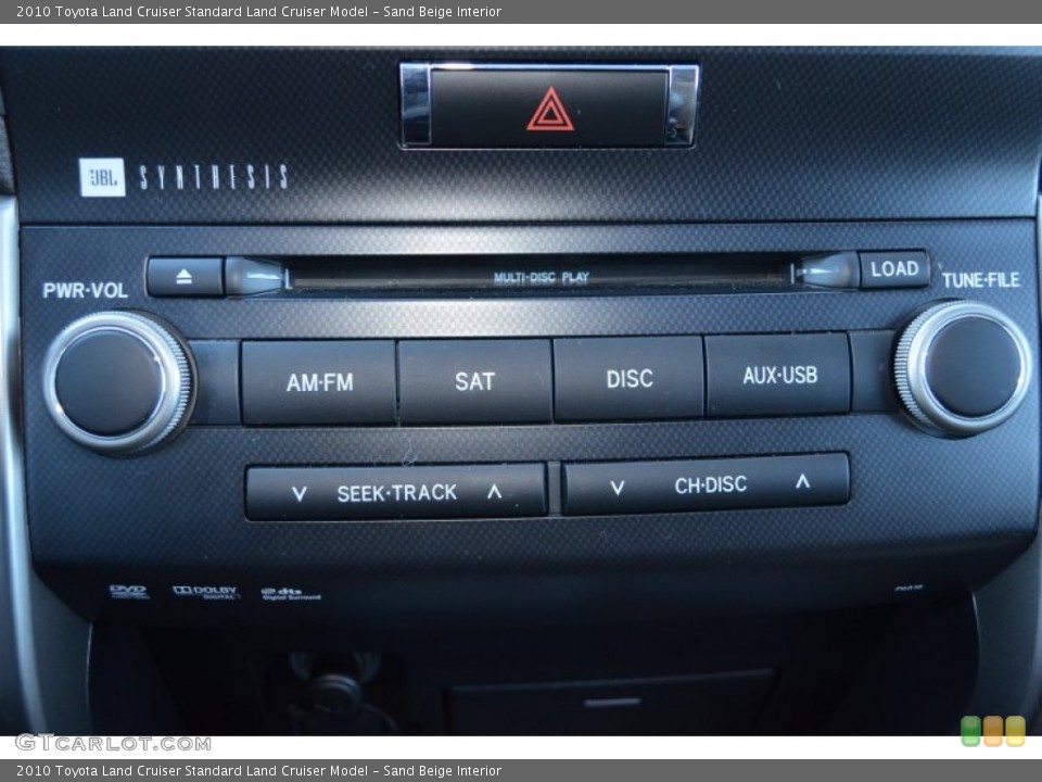 Sand Beige Interior Controls for the 2010 Toyota Land Cruiser  #89479592