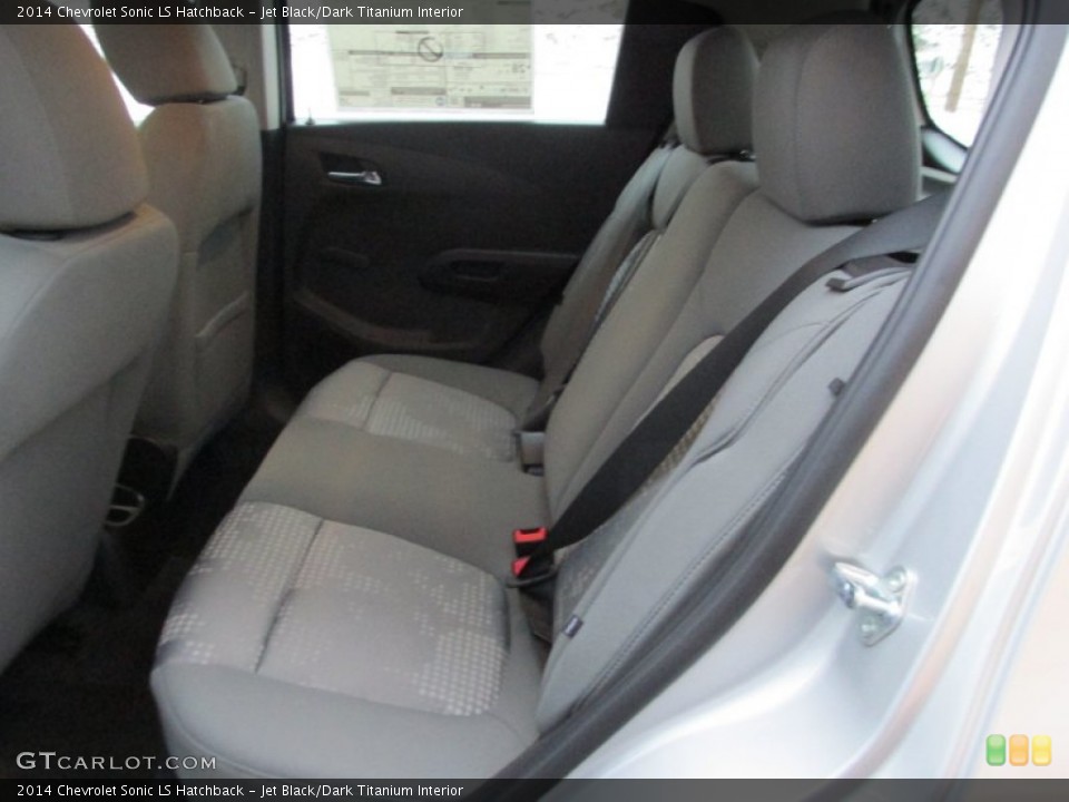 Jet Black/Dark Titanium Interior Rear Seat for the 2014 Chevrolet Sonic LS Hatchback #89488096