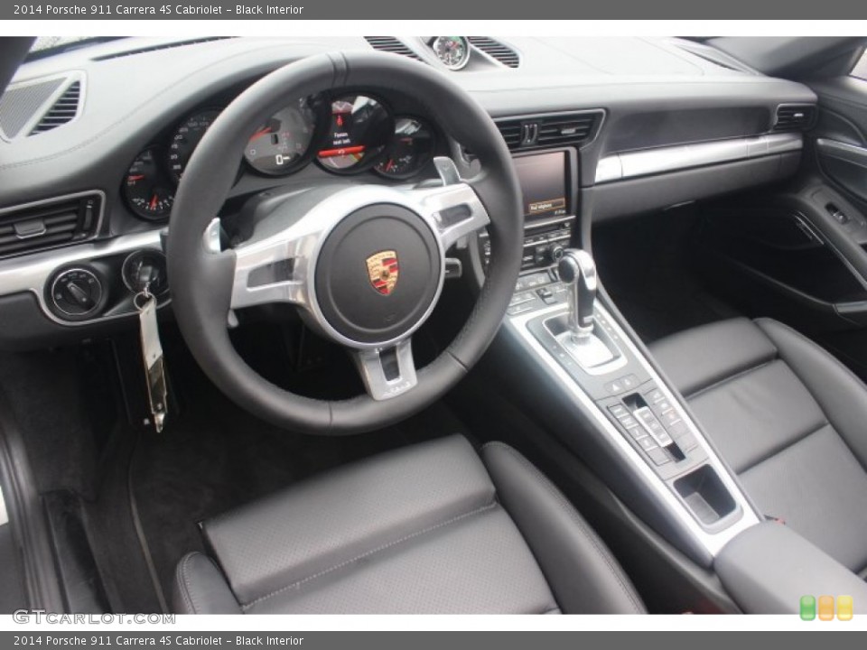 Black Interior Prime Interior for the 2014 Porsche 911 Carrera 4S Cabriolet #89488687