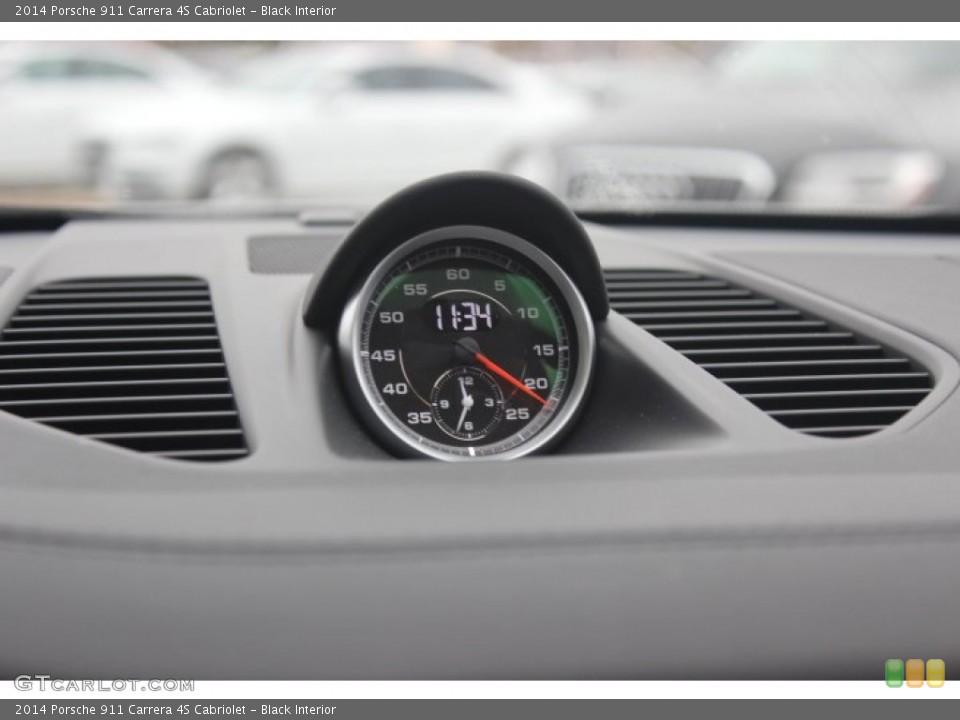 Black Interior Gauges for the 2014 Porsche 911 Carrera 4S Cabriolet #89488792