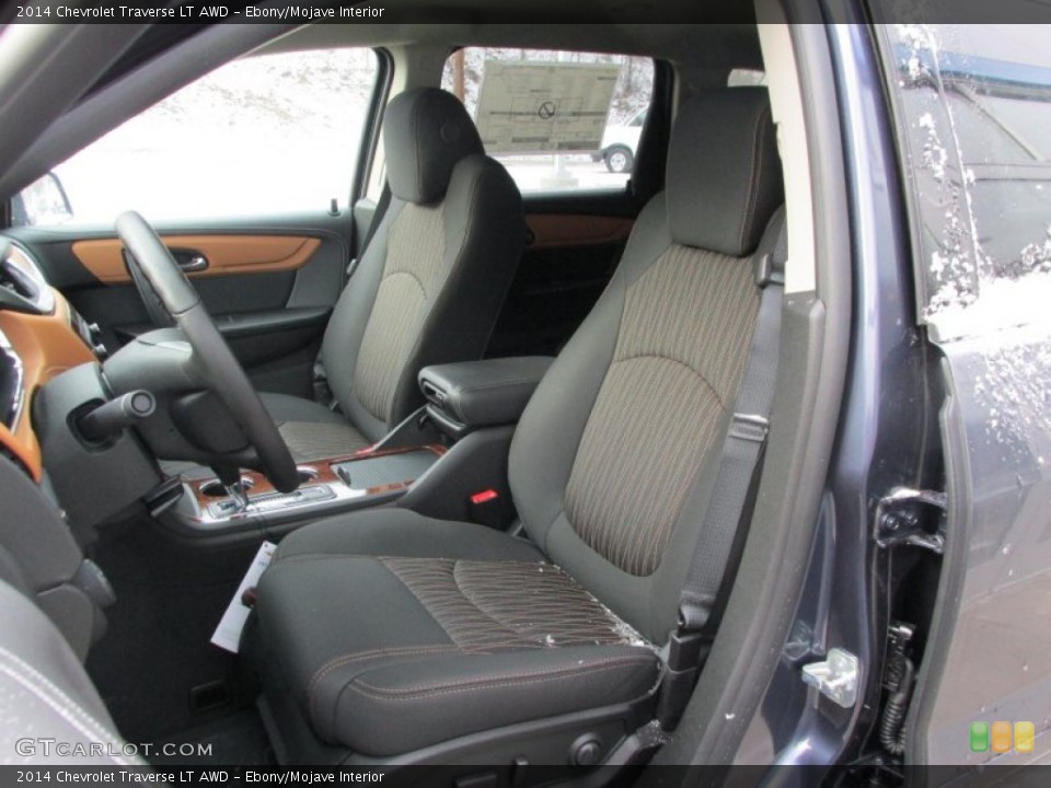 Ebony/Mojave Interior Front Seat for the 2014 Chevrolet Traverse LT AWD #89490148