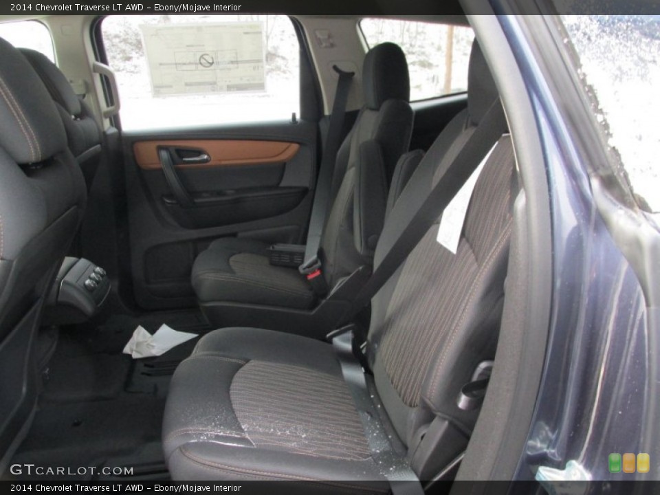 Ebony/Mojave Interior Rear Seat for the 2014 Chevrolet Traverse LT AWD #89490175