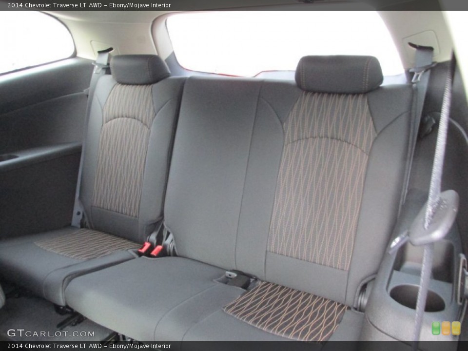 Ebony/Mojave Interior Rear Seat for the 2014 Chevrolet Traverse LT AWD #89490199