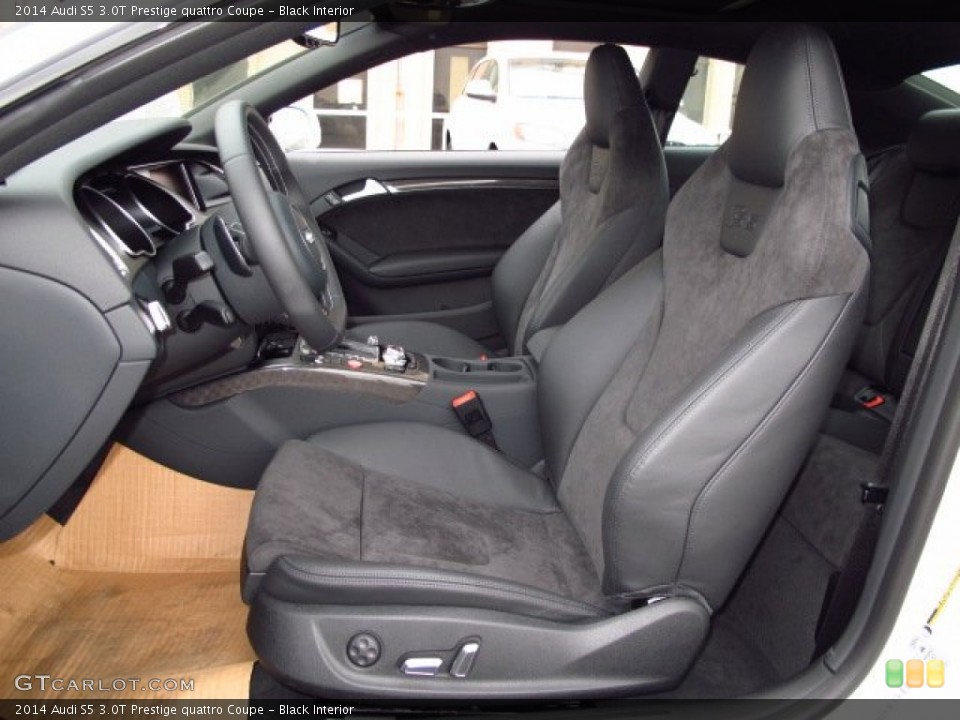 Black Interior Front Seat for the 2014 Audi S5 3.0T Prestige quattro Coupe #89490514