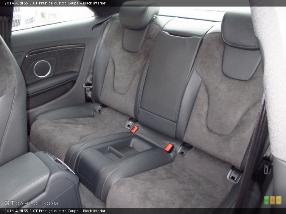 Black Interior Rear Seat for the 2014 Audi S5 3.0T Prestige quattro Coupe #89490538