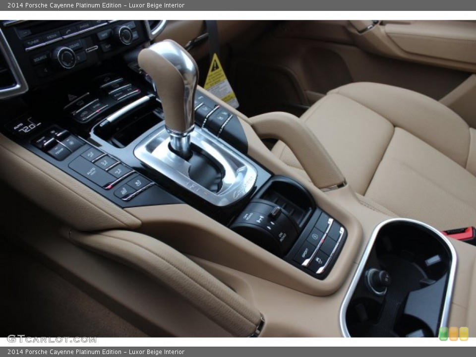 Luxor Beige Interior Transmission for the 2014 Porsche Cayenne Platinum Edition #89490628