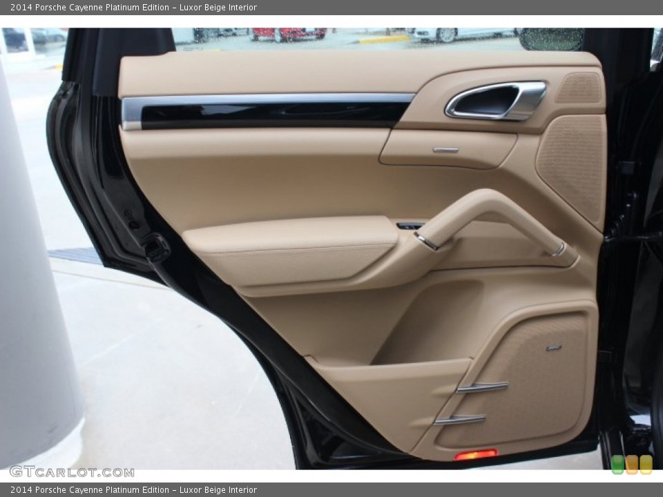 Luxor Beige Interior Door Panel for the 2014 Porsche Cayenne Platinum Edition #89490862