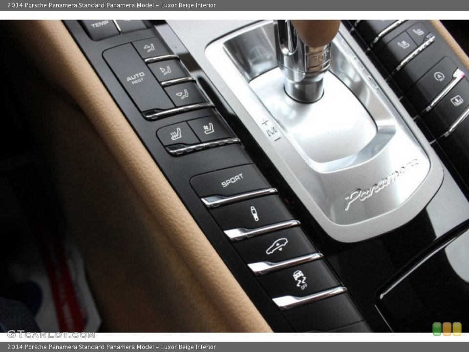 Luxor Beige Interior Controls for the 2014 Porsche Panamera  #89491666