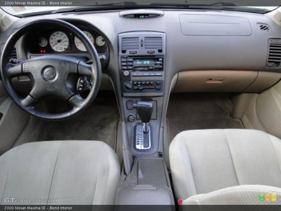Blond Interior Dashboard for the 2000 Nissan Maxima SE #89492698