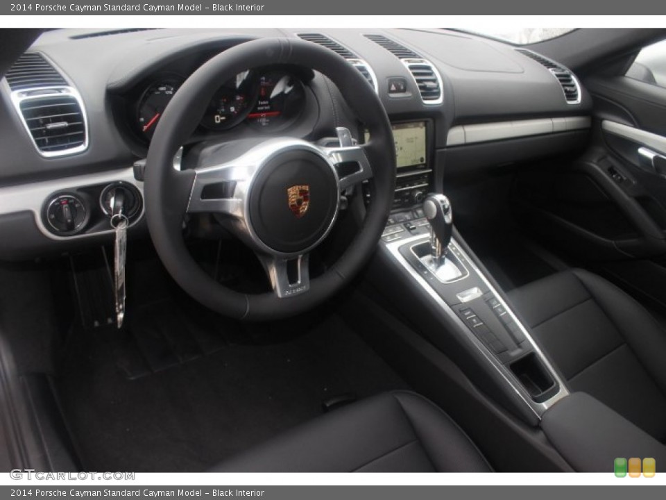 Black 2014 Porsche Cayman Interiors
