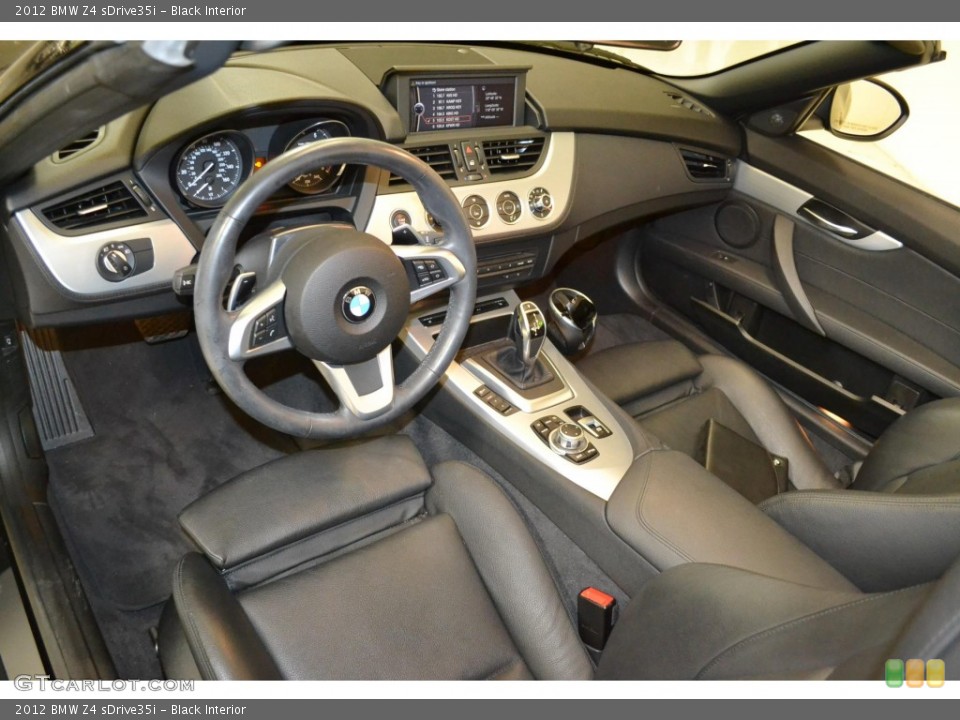 Black Interior Prime Interior for the 2012 BMW Z4 sDrive35i #89495440