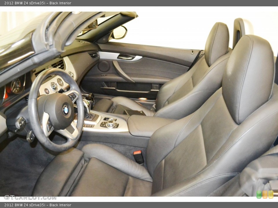 Black Interior Front Seat for the 2012 BMW Z4 sDrive35i #89495497