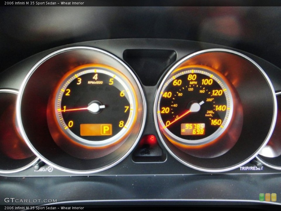 Wheat Interior Gauges for the 2006 Infiniti M 35 Sport Sedan #89497477