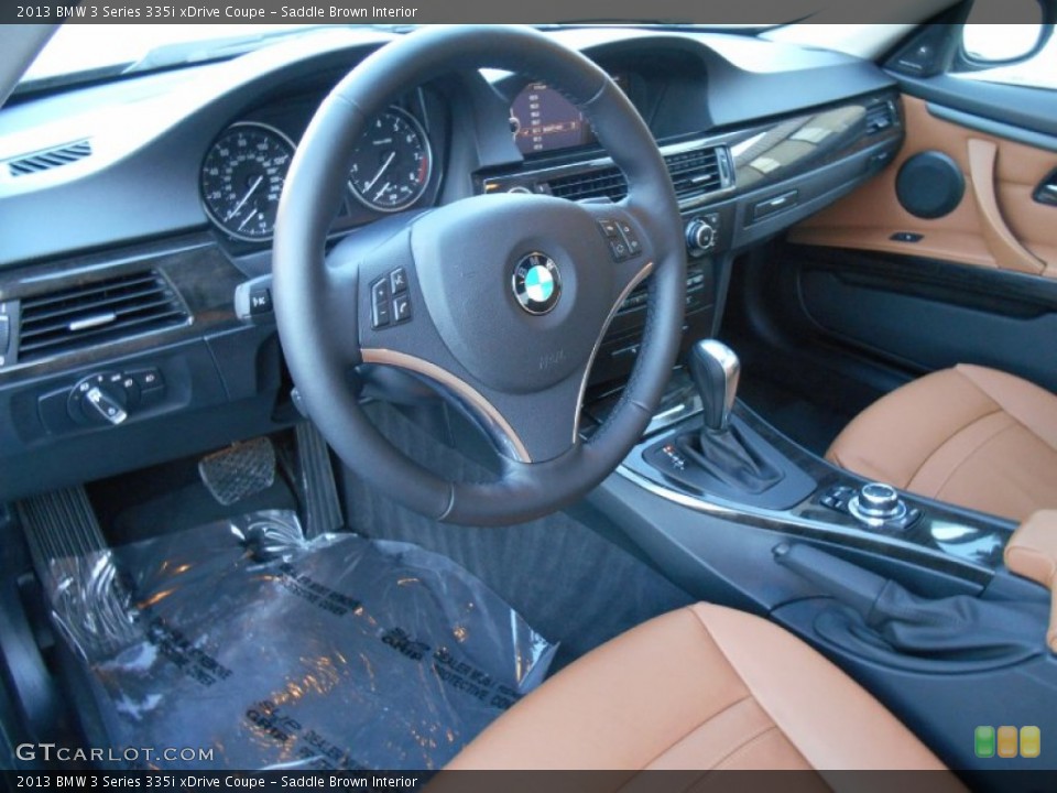 Saddle Brown Interior Prime Interior for the 2013 BMW 3 Series 335i xDrive Coupe #89497513