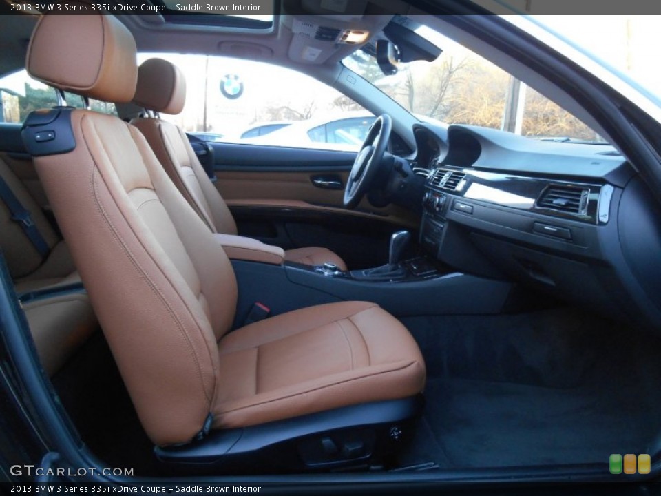 Saddle Brown Interior Front Seat for the 2013 BMW 3 Series 335i xDrive Coupe #89497864